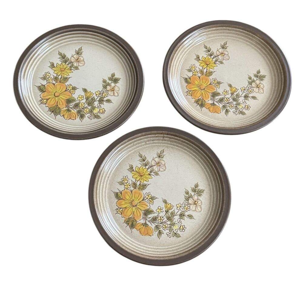 Salad Summer Morning Plates (3) Wallace Heritage Painted Desert Collection Boho